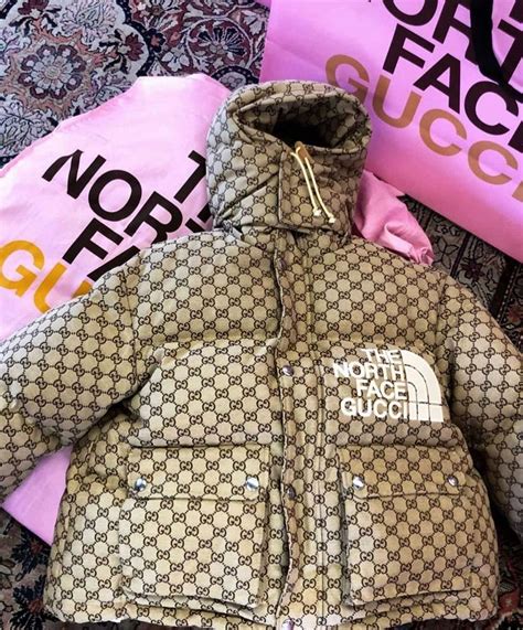 puffer north face gucci|north face gucci full collection.